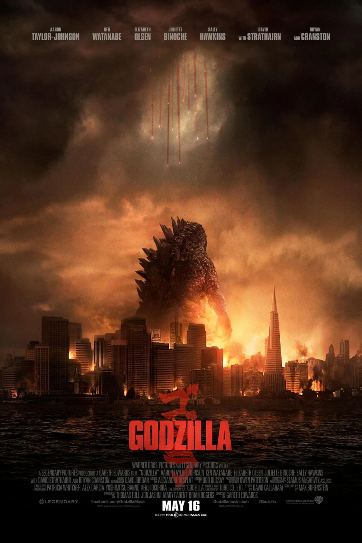 Godzilla (2014) Movie Poster