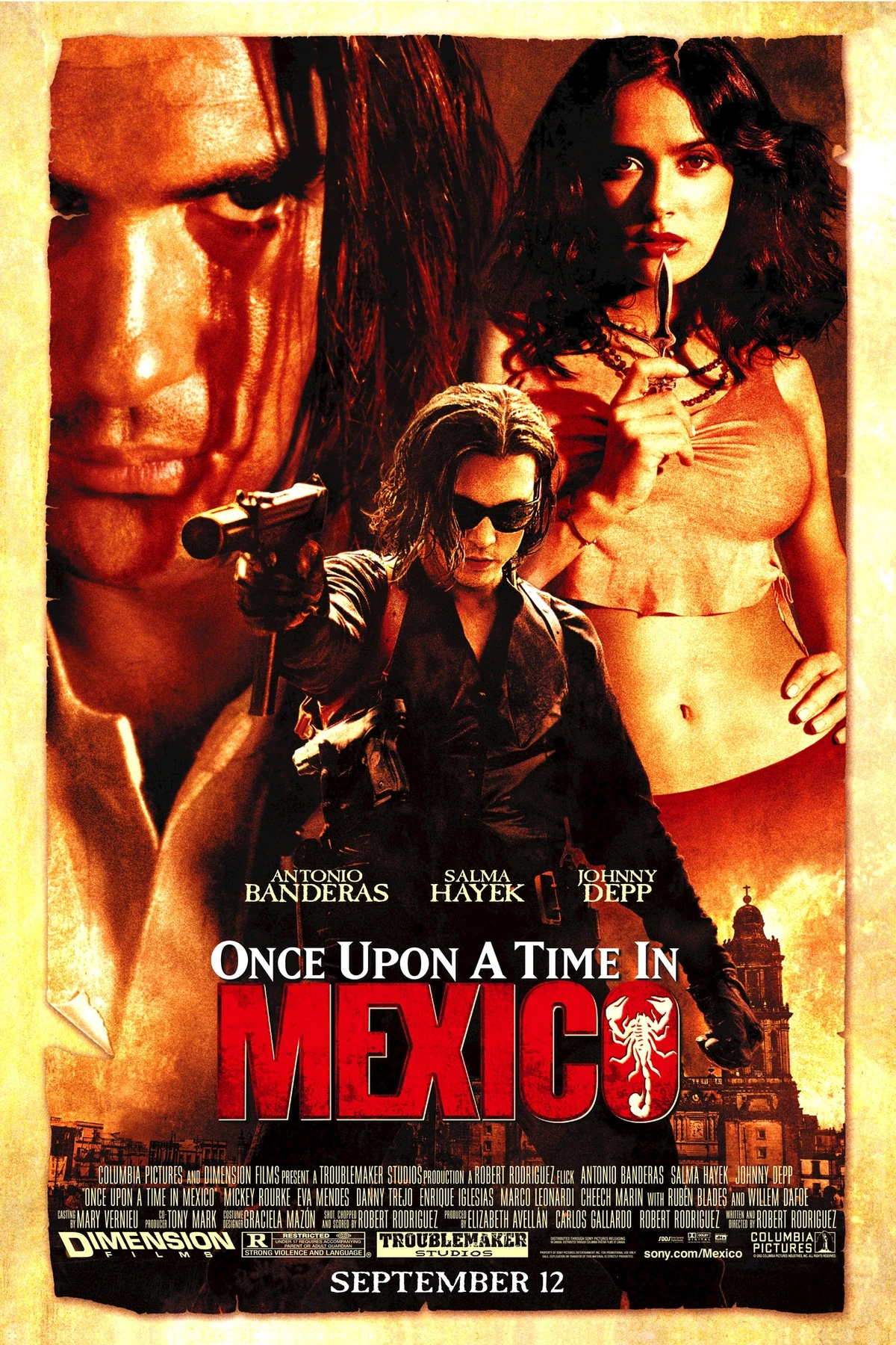 Once Upon a Time in Mexico (2003) Movie Poster