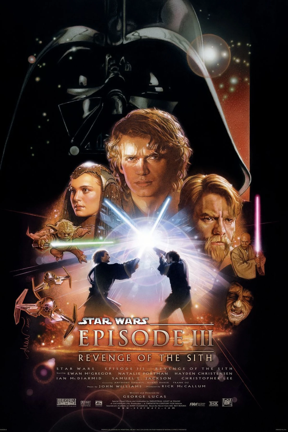 Star Wars Episode III - Revenge of the Sith (2005) Movie Poster