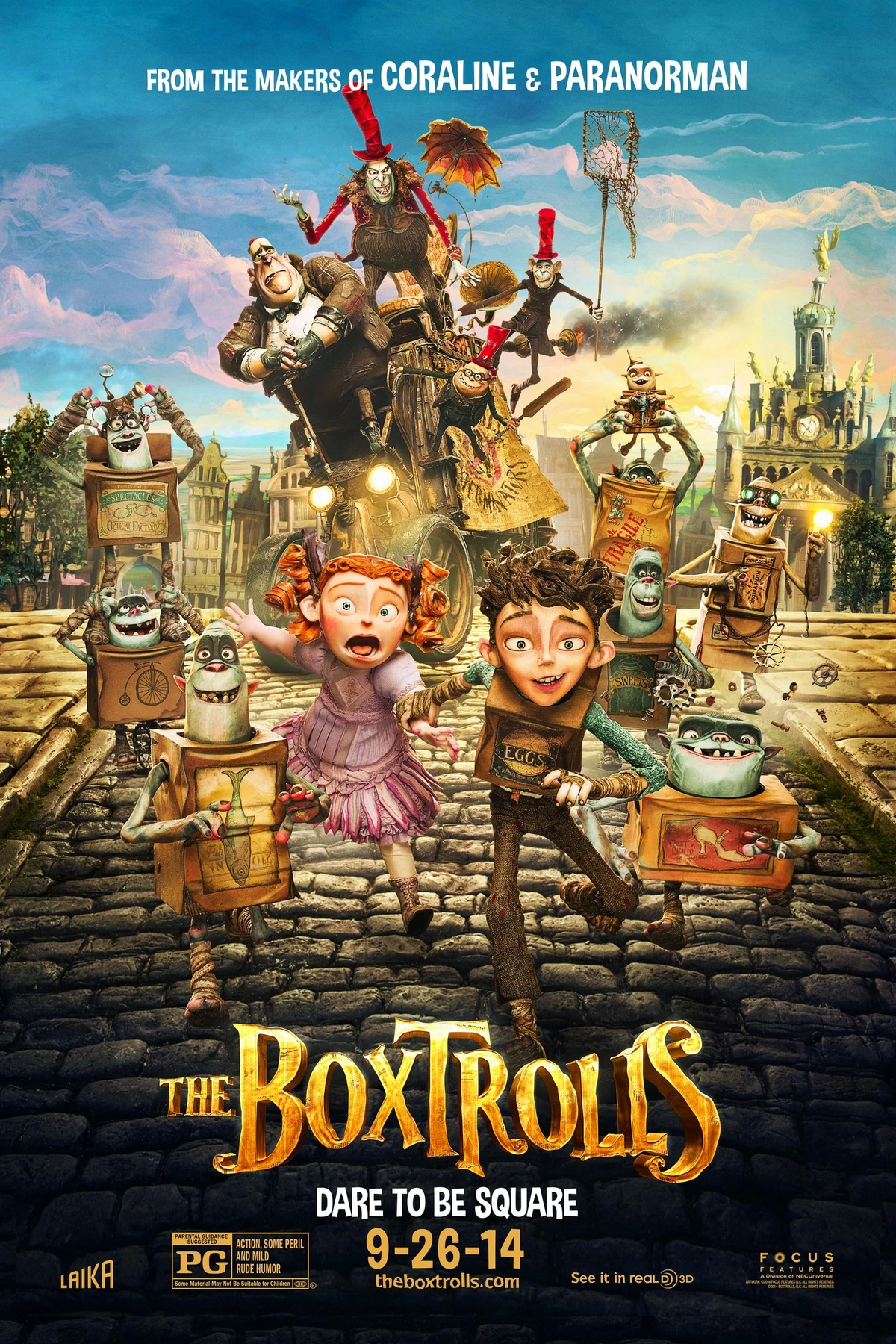 The Boxtrolls (2014) Movie Poster