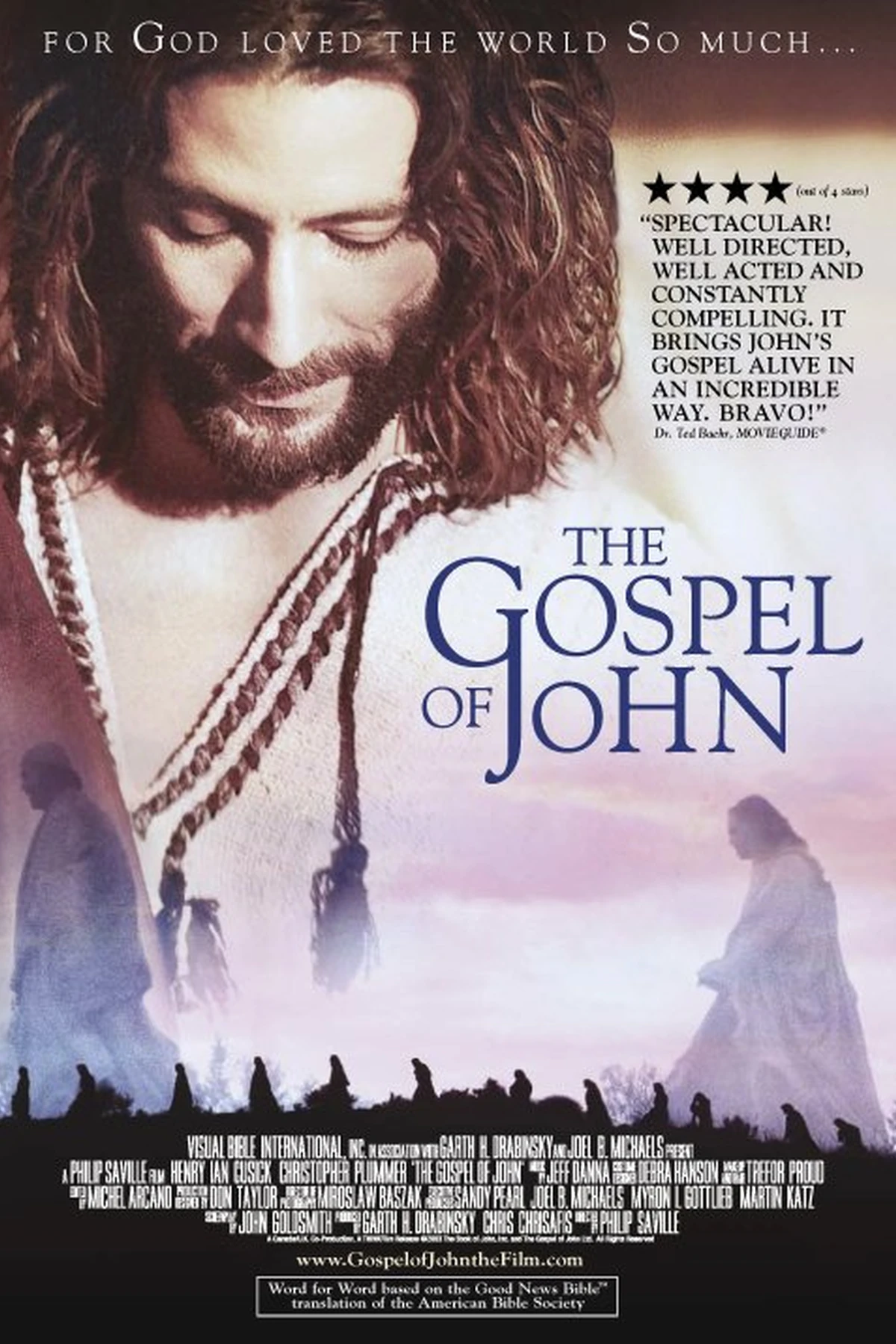 The Visual Bible The Gospel of John (2003) Movie Poster
