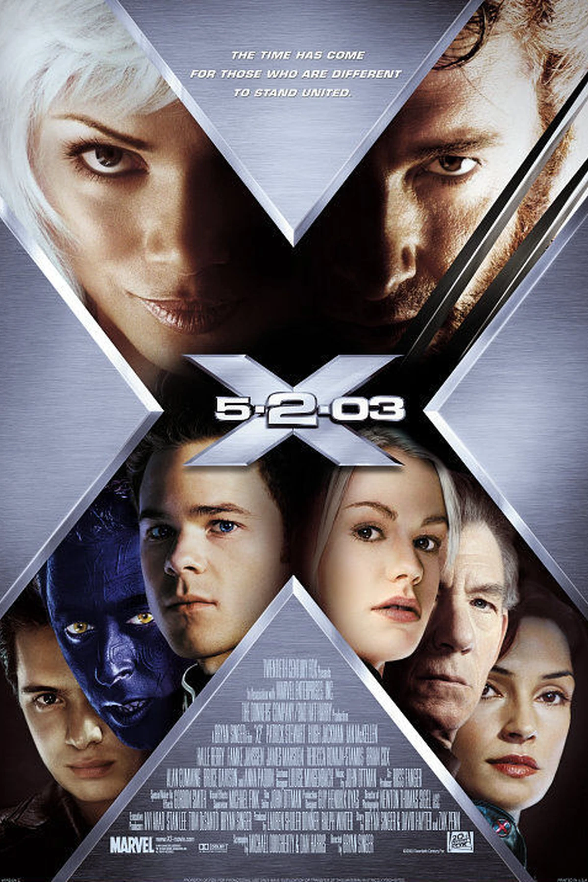X2 (2003) Movie Poster